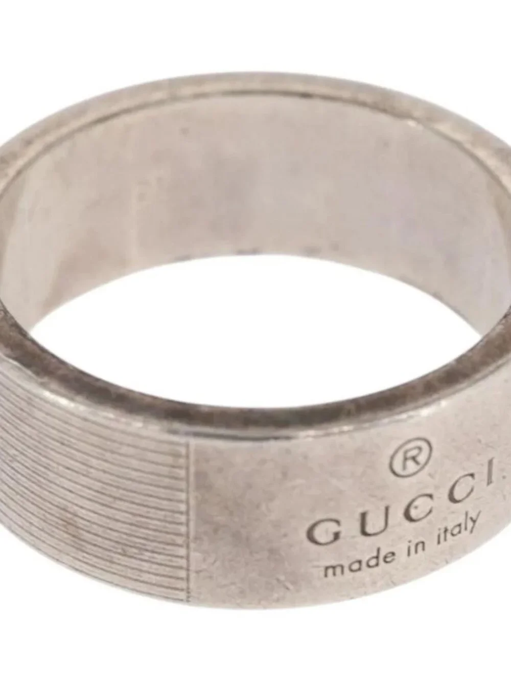 GUCCI Ring Ag925 Silver #4(JP Size) Auth bs32176